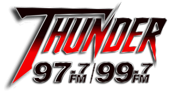 Thunder 97.7 / 99.7 logo