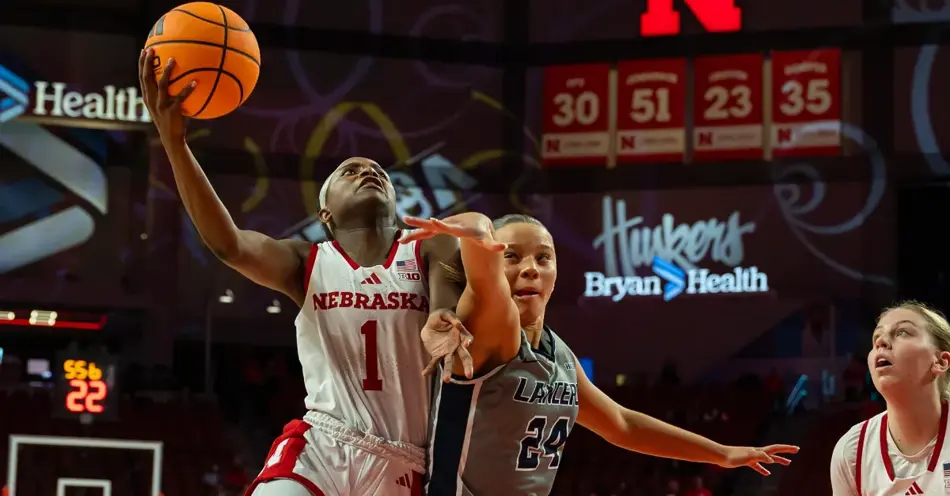 Huskers Overwhelm Lancers