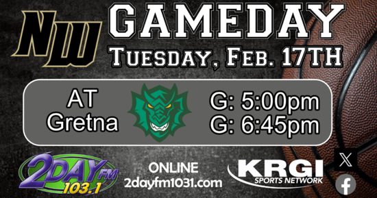 Northwest Basketball Hits The Road To Gretna Tonight 