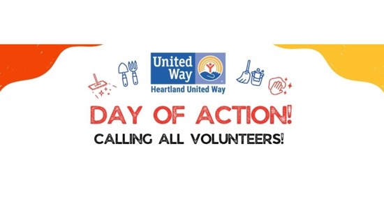 Calling all Volunteers for Heartland United Way’s Day of Action