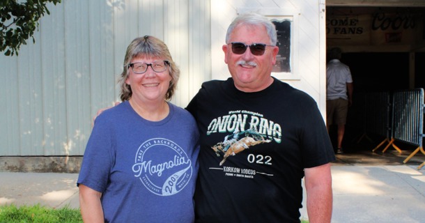 The Consbrucks: Rick and Joni, of Hastings, have volunteered with the rodeo since it began in 1992. Rick served on the fair board for nineteen years. Photo courtesy R. Nicolaus 