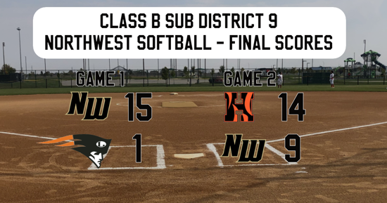 Northwest Softball Goes 1-1 In Sub District Round