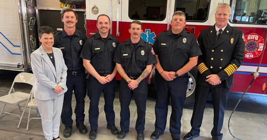 Photo Credit: @GIFireDept (X) 