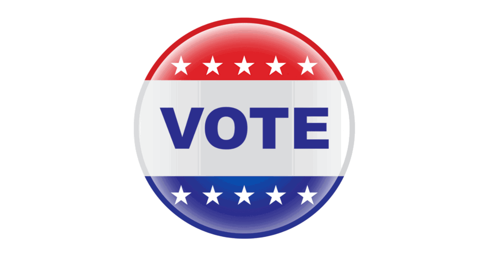 Vote button logo.