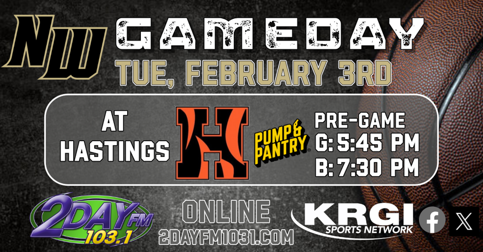 2026-02-03T17:45|Hastings High School Vs Grand Island Northwest|HS Basketball - Girls|KKJK