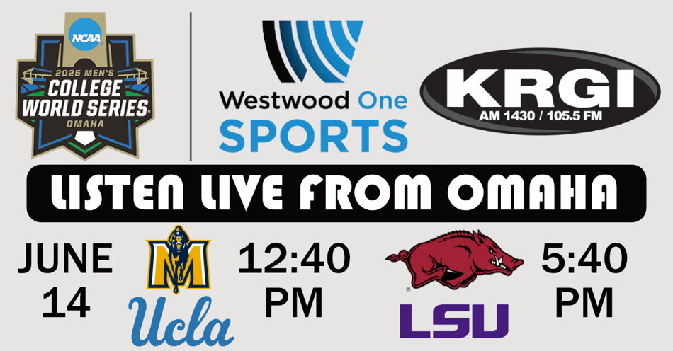 2025-06-14T12:40|Murray State Vs UCLA|NCAA Baseball|KRGI-AM