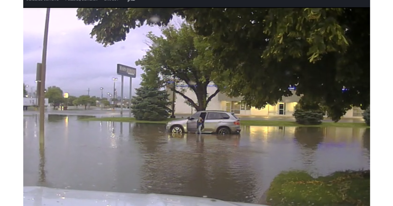 GIPD Deploys MRAP Vehicle To Help During Grand Island Flooding 